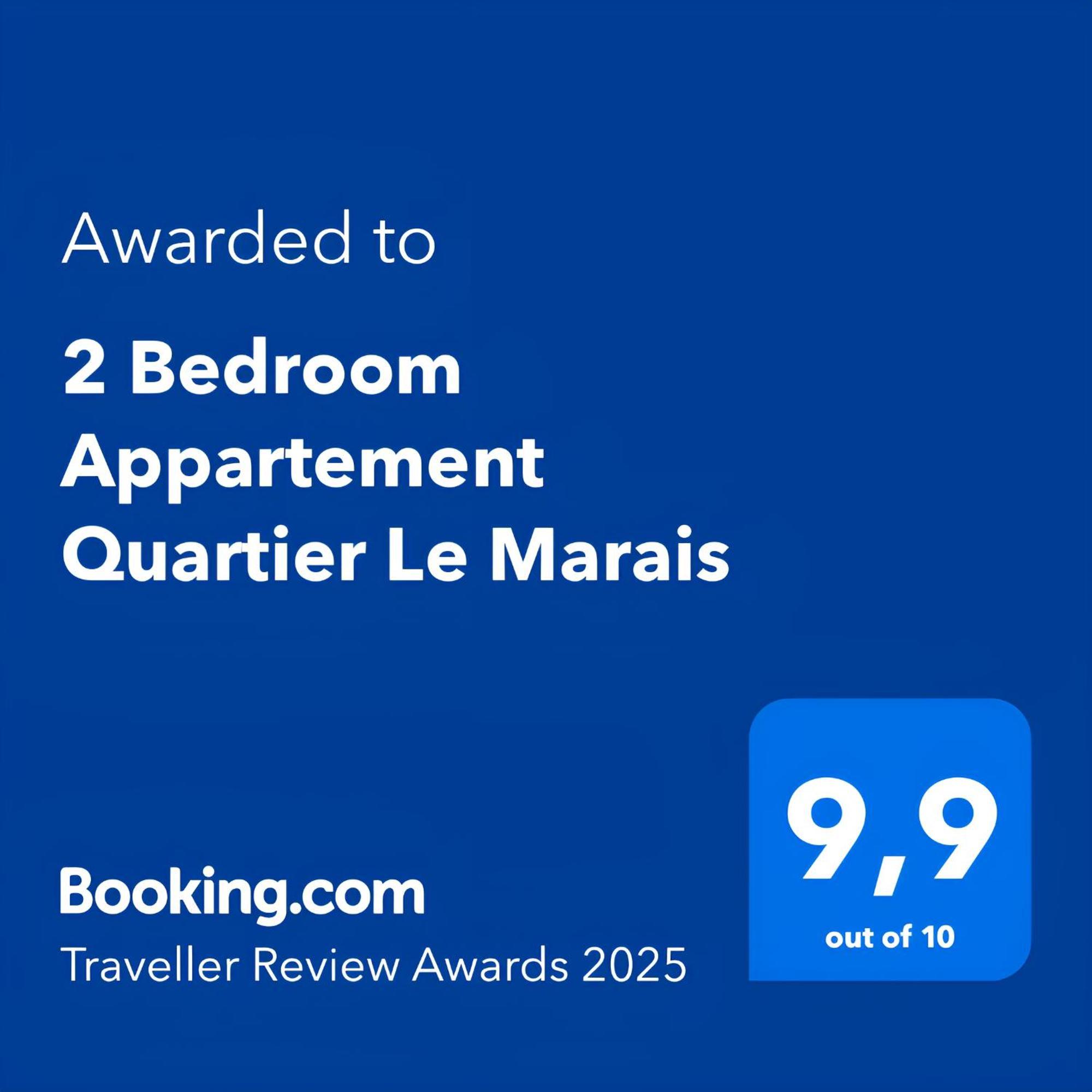 2 Bedroom Appartement Quartier Le Marais Free Netflix Paris Dış mekan fotoğraf